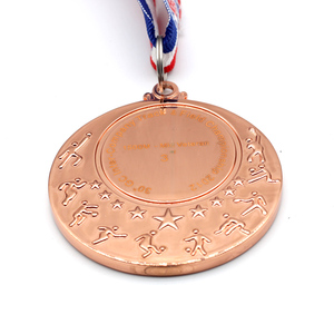 Médaille civile décorative de haute qualité, couleur or, avec Logo personnalisé, Badge, Service en chine, <span class=keywords><strong>lot</strong></span> de 8 pièces - Product Image 2