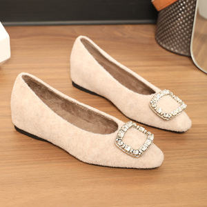 Chaussures à talons compensés invisibles pour femmes, en cuir PU, plateforme discrète, pour la marche, les fêtes et le bureau - Product Image 4