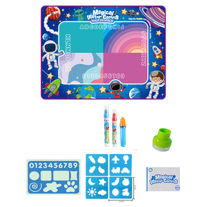 Tema dello spazio per l'educazione dei bambini magico acqua tela disegno creativo giocattoli tappetino acqua per la scrittura - Product Image 6