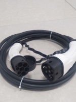 Câble de charge rapide pour véhicule électrique de type 2, adaptateur de prise EV, portable à domicile, TPU + cuivre, 16A 250V, chargeur de voiture électrique