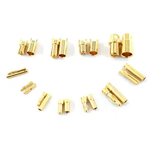 Amass Gold Plated Connectors GC2010 GC2011 GC3010 GC3510 GC3014 GC4010 GC4013 GC5510 GC6010 GC6510 GC8010 Brass Banana Plugs