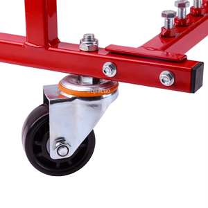 Macaco Hidráulico Agrícola de Aço Reforçado com Rodízios Giratórios, Capacidade de 450kg, Altura Mínima de 30cm, Garantia de 1 Ano, Fabricado na China - Product Image 5