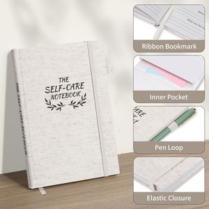 Customizable Multi-Color A5 Executive Planner Daily Notebook Linen Fabric Cover 100 Sheets Thread Sewing Bound Hardcover - Product Image 4