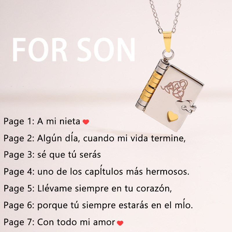 Gold-inlaid granddaughter-style [Spanish]