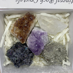 Vente en gros de haute qualité cristal naturel <span class=keywords><strong>cristaux</strong></span> bruts <span class=keywords><strong>et</strong></span> <span class=keywords><strong>minéraux</strong></span> Chakra Set Box - Product Image 3