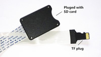 Extensor de cable de extensión para tarjeta micro SD, extensor de cable con lector de tarjetas de memoria móvil GPS para coche
