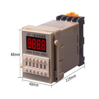 Contrôleur de moteur marche avant/arrière LY602, relais à cycle de temps réglable 10 positions pour rotation de moteur CC avec protection de limite