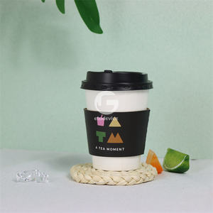 ร้านขายส่งเครื่องดื่ม แก้วกระดาษกาแฟไข่มุกแบบกำหนดเอง แก้วกระดาษแบบผนังเดียว - Product Image 6