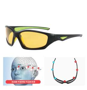 Gafas de Sol Deportivas Polarizadas con Visión Nocturna, Personalizadas con Logotipo, Moda 2025, UV400, Espejo, Fotocromáticas, para Ciclismo, Unisex - Product Image 2