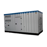 Générateur électrique AC Three 1250 Kva 50Hz, moteur britannique, type conteneur, groupe électrogène diesel avec ATS