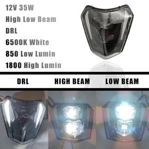 Pour KTM 250 <span class=keywords><strong>300</strong></span> 350 450 500 690 XC-W TPI EXC <span class=keywords><strong>BR</strong></span> SMC R EXC-F Enduro moto Dirtbike pièces LED Faro phare lumière projecteurs - Product Image 6
