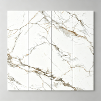 Dalles de sol brillantes blanches Yanting pour salon et hall - Haute qualité, modernes, durables, personnalisables, imitation mur de briques