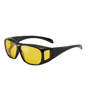 Factory Wholesale Car Driving Fit Over UV Protection Yellow Lens Glasses Night Vision Sunglasses - Product Image 1