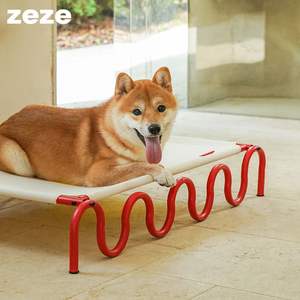 Zeze-cama elevada para perros grandes y medianos, cuna portátil para mascotas, para interiores y exteriores, con malla transpirable y marco duradero - Product Image 2