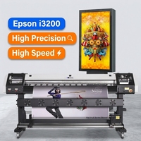 Impresora Eco-Solvente SinoColor SJ-640S de 1.6m (5 pies) con Cabezal I3200 de 2400dpi para Vinilo Publicitario, Malla, Película Retroiluminada, Póster, Pancarta