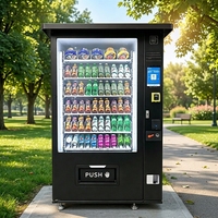 Máquina Expendedora Inteligente para Bebidas y Artículos al Aire Libre LERKE con Sistema de Pago