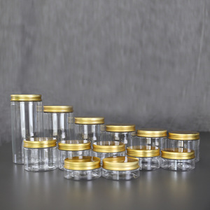 Barattoli in <span class=keywords><strong>Plastica</strong></span> PET Trasparente <span class=keywords><strong>per</strong></span> Tisane, Frutta Secca e Contenitori <span class=keywords><strong>per</strong></span> Imballaggio in <span class=keywords><strong>Plastica</strong></span> - Product Image 1