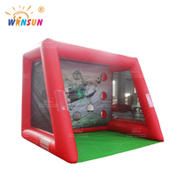 Juego Deportivo Inflable Comercial WINSUN, Juegos Interactivos, Juego de Fútbol Inflable para Niños
