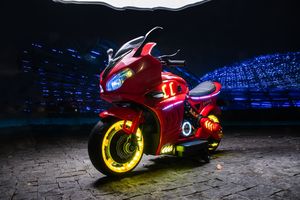 دراجة نارية كهربائية قابلة لإعادة الشحن للأطفال من سن <span class=keywords><strong>3</strong></span> إلى 9 سنوات، لعبة ركوب تعمل بالبطارية - Product Image 5