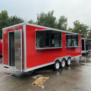 Nuevo <span class=keywords><strong>Precio</strong></span> Preferencial Remolque de Comida de Fibra de Vidrio, Camión de Comida Móvil con Certificación CE DOT, Estructura de Acero Inoxidable, para Snacks, BBQ y Comida Rápida - Product Image 1