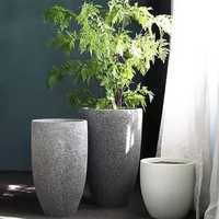 Vente directe d'usine, pot de fleurs en fibre de verre durable, suspendu, couleur personnalisée, pour l'intérieur et l'extérieur, jardin