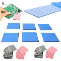Feuille de dissipation thermique en silicone couleur personnalisée, découpée sur mesure/en rouleau, classe de résistance au feu V-0 pour la gestion thermique des serveurs PC/postes de travail