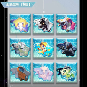 Aimants de réfrigérateur en céramique DM Pokemoned, coins carrés, impression couleur intégrale, personnages d'anime mignons, décoration de la maison et de la cuisine, autocollants magnétiques - Product Image 2
