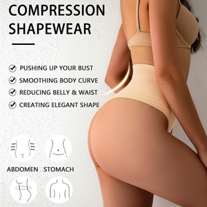 1969-2 Eo Cao Tummy Kiểm Soát Quần Lót Phụ Nữ Thong Panty Shaper Giảm Béo Đồ Lót Mông Nâng Lên Bụng Định Hình Ngắn Họn Cơ Thể Shaper - Product Image 4