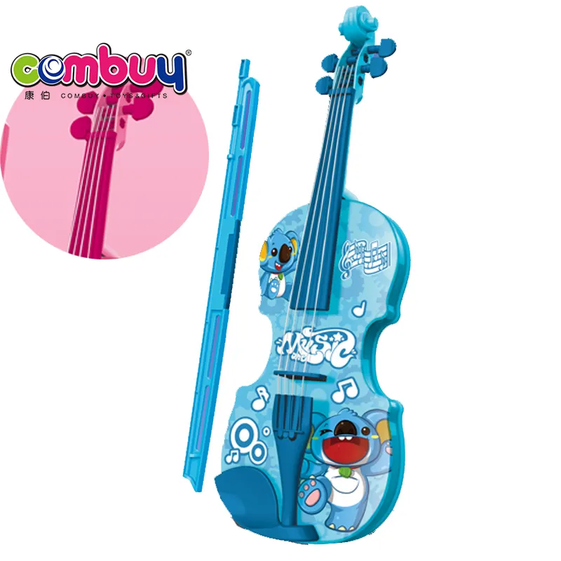 Kids play music instrument plastic mini violin toy