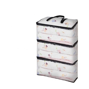Quilt clothes storage bag organizer dustproof save space for wardrobe under the bed