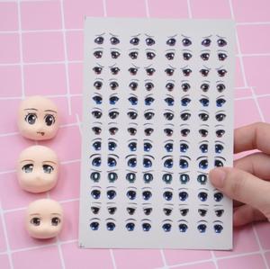 Wholesale Soft Clay Doll Cartoon Eye Film Face Eye Water <strong>DIY</strong> <strong>Sticker</strong> - Product Image 5
