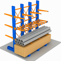 Étagère Cantilever 500 kg par bras, en acier, pour le stockage de bois et de marchandises longues, directement de l'usine OEM