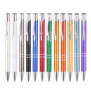 Bolígrafo Metálico Personalizado de Alta Calidad para Deportes, con Grabado, Promocional, con Logotipo Grabado con Láser, Punta de 1.0 mm, Color Negro - Product Image 1