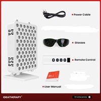 IDEATHERAPY Panneau de luminothérapie LED à double puce 5W à haute irradiance pour le visage, modèles 480, 590, 660, 1060MN, le plus vendu