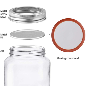 70mm 86mm Altın <span class=keywords><strong>Mason</strong></span> Konserve Kavanoz Kapakları ve Bantları Silikon Halkalı <span class=keywords><strong>Mason</strong></span> Metal Kapak - Product Image 6