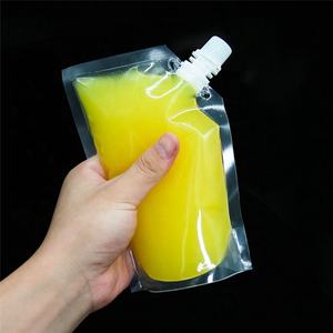 Contenedor <span class=keywords><strong>de</strong></span> alimentos líquido sellable transparente personalizado reutilizable producir jugo <span class=keywords><strong>de</strong></span> <span class=keywords><strong>naranja</strong></span> bolsa boquilla superior - Product Image 5