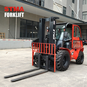 עיצוב חדש stma 3ton 5 טון דיזל מלגזה שטח קשה 4x4 כונן גלגל עם מונית כתורן רכיב הליבה - Product Image 2