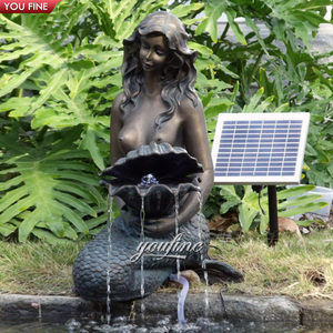 Hot Sale Outdoor Large <strong>Bronze</strong> <strong>Mermaid</strong> <strong>Statues</strong> Fountain - Product Image 2