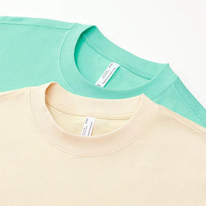 T-Shirt di Lusso da <span class=keywords><strong>Uomo</strong></span> di Alta Qualità, 100% Cotone 275g, Stampa Logo Personalizzata, Bianco, Stampa Leopardata, Anti-Piega, Stile <span class=keywords><strong>Street</strong></span> - Product Image 2