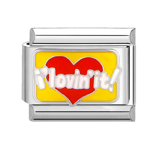 Bracelet à breloques italien de nouvelle série jaune mignon personnalisé en acier inoxydable paysage <span class=keywords><strong>saison</strong></span> bricolage italien - Product Image 5