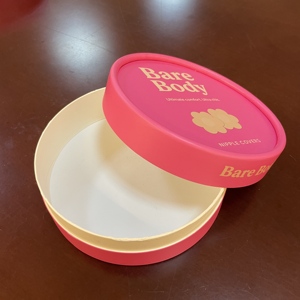 Tubo de papel redondo, tubo cilíndrico, lujo, logotipo personalizado, cartón, regalo, embalaje cosmético, caja redonda de papel con su logotipo - Product Image 5