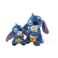 Nouvelle Peluche Anime Stitch en Forme de Canard à Câliner, Coussin Doux en Peluche avec Rembourrage en Coton PP, Unisexe pour Tous les Âges