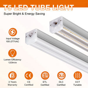 Op maat gemaakte 4ft 5ft 8ft 4000k 5000k 6500k koppelbare aluminium lineaire battenlamp geïntegreerde winkel LED <span class=keywords><strong>T5</strong></span> buisverlichting - Product Image 1