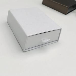 Custom High Quality <b>White</b> Drawer <b>Boxes</b> <b>Gift</b> Necklace Ring Jewelry Storage Luxury <b>Boxes</b> Packing - Product Image 3