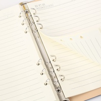 Libreta de Cuero PU con Tapa Dura, Personalizada con Logotipo, Hilo Cosido a Color, con Hebilla Metálica, para Promoción Empresarial, Tamaños A5, A6, B5