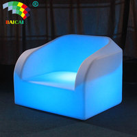 Fabricante personalizado Venta caliente Led sofá silla iluminar sofá muebles Night Club Led sofá Hotsale