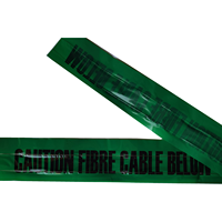 Cinta de Advertencia Subterránea de Aluminio Verde Personalizada, Detectable, No Adhesiva, Impermeable, Resistente a Desgarros, 4 Mil de Grosor, Huaan DT006SS