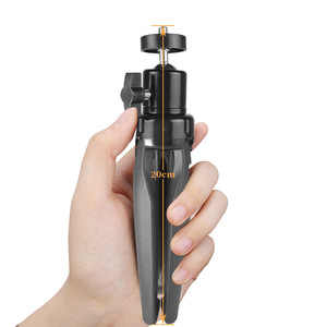 Mini trípode para teléfono móvil, ligero, portátil, de plástico, con bloqueo giratorio, patas de 2 secciones - Product Image 2