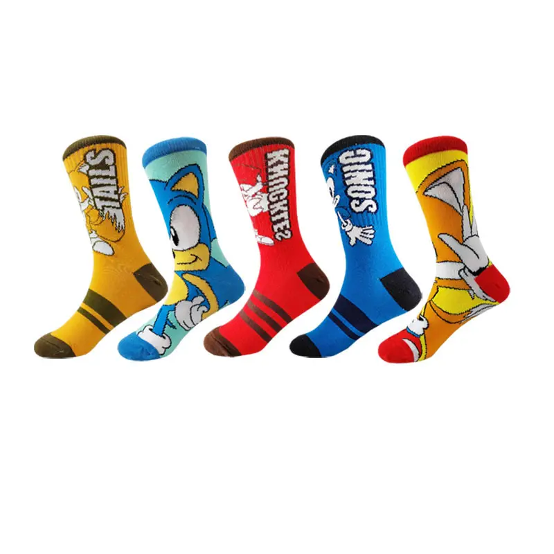KTS339 Hot Sales Custom Design Lustige Sport Anime Funky Socken Nette Kinder Kinder Baumwolle Cartoon Socken