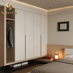 Armario de Estilo Español, Armario de Madera para <span class=keywords><strong>Ropa</strong></span>, Diseño de Muebles Personalizado, Dormitorio de Lujo - Product Image 1